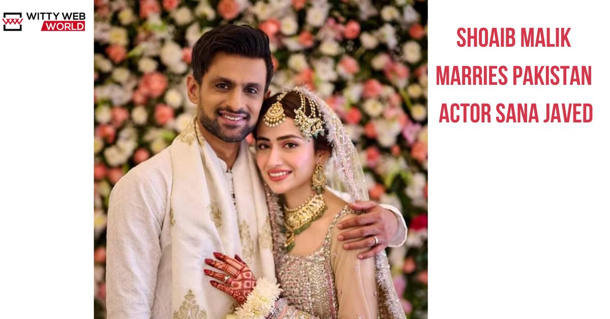 Shoaib Malik marries Pakistan actor Sana Javed